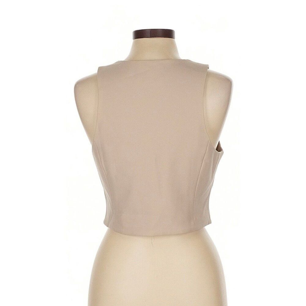 Like New Aritzia Wilfred Rue vest in hummus beige size 10 - Picture 3 of 3